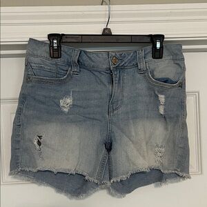 Seven7 Distressed Denim Shorts